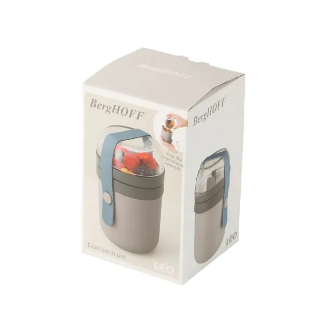 Berghoff Boîte à Déjeuner 2 En 1 Gris