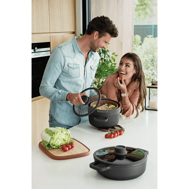 Berghoff Couvercle En Verre Stone+ 20cm