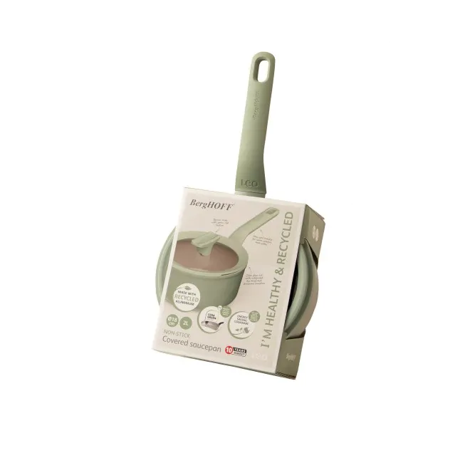 Berghoff Casserole Antiadhérente Avec Couvercle Balance Sage 18cm