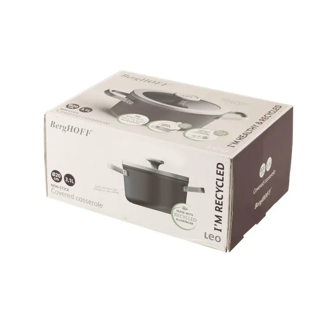 Berghoff Cocotte Antiadhérente Avec Couvercle Graphite 20cm