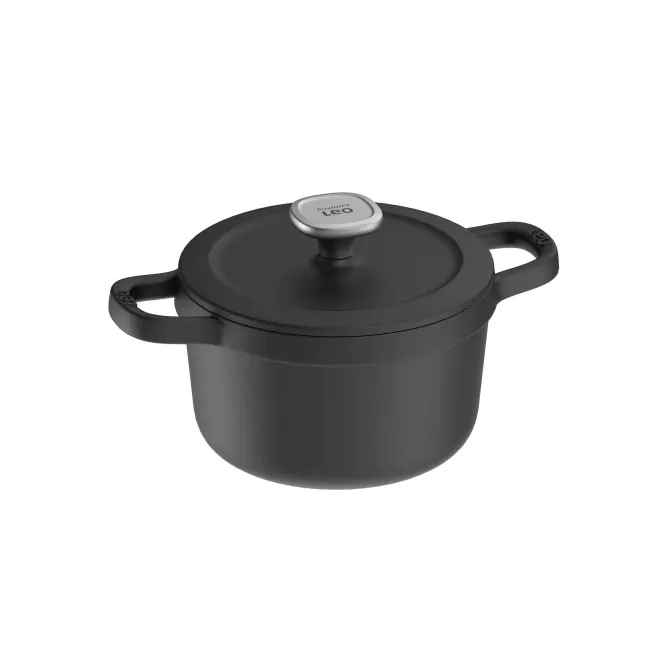berghoff Cocotte avec couvercle en fonte Graphite 20cm