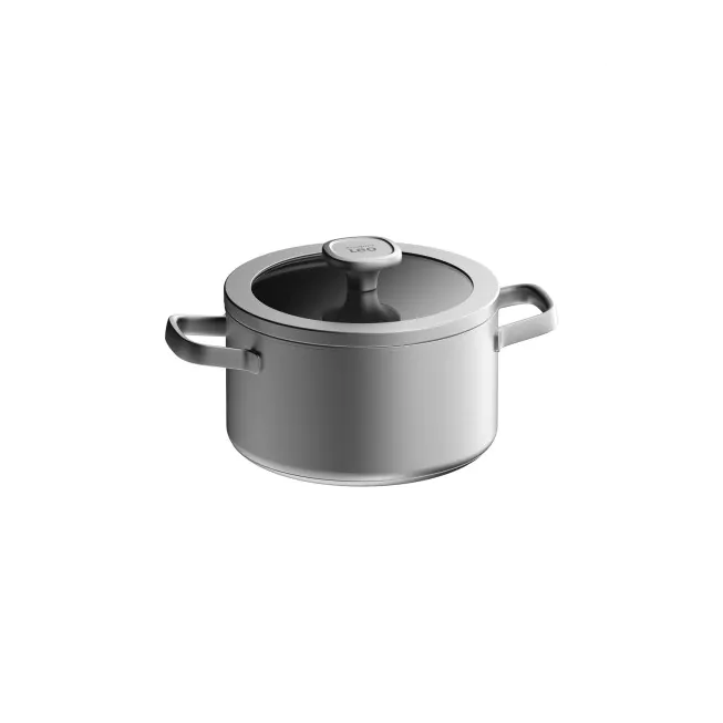 berghoff Cocotte avec Couvercle Graphite en Acier Inoxydable recyclé 20cm