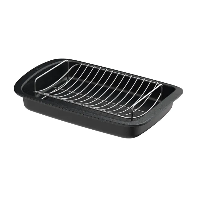 berghoff Plat antiadhérent avec grille amovible Graphite 42x28cm
