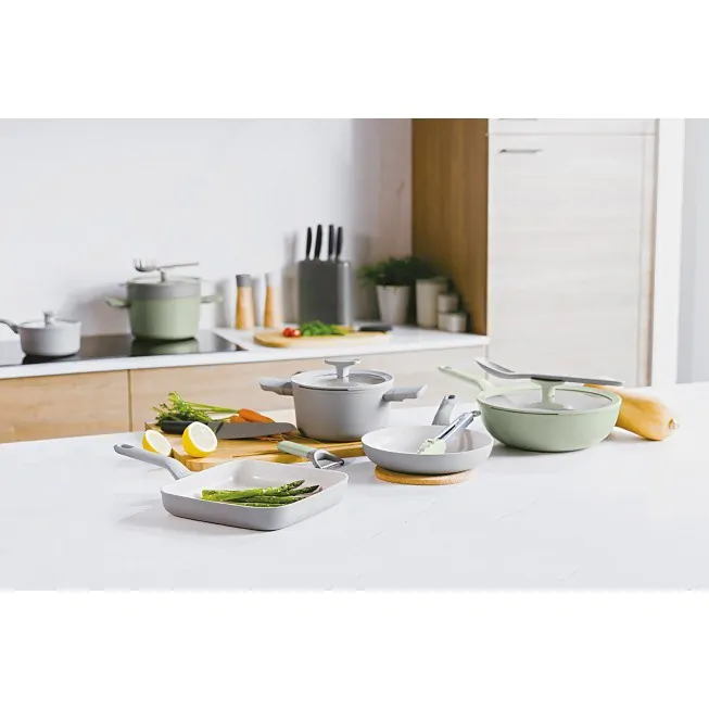 Berghoff Poêle à Frire Antiadhérente Balance Moonmist 24cm Avec Retourneur Balance