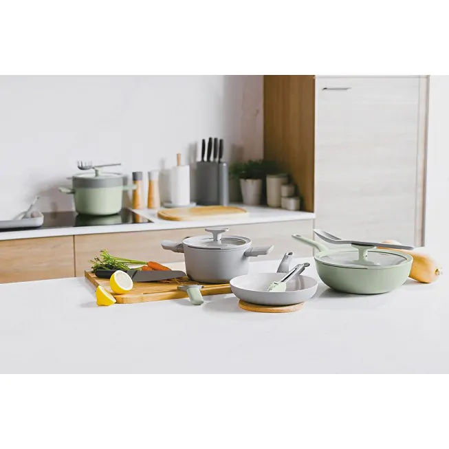 Berghoff Wok Antiadhérent Avec Couvercle Balance Sage 28cm