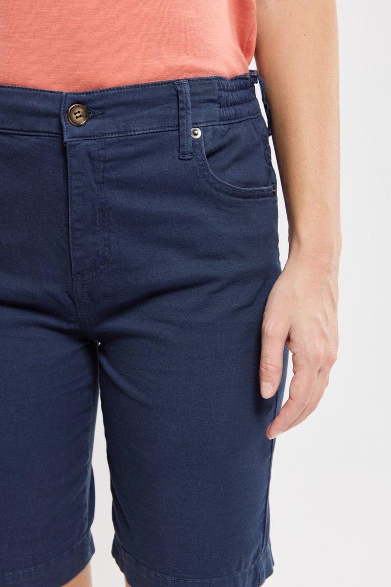 Bermudes Bermuda Taille élastique LINORA - Coton