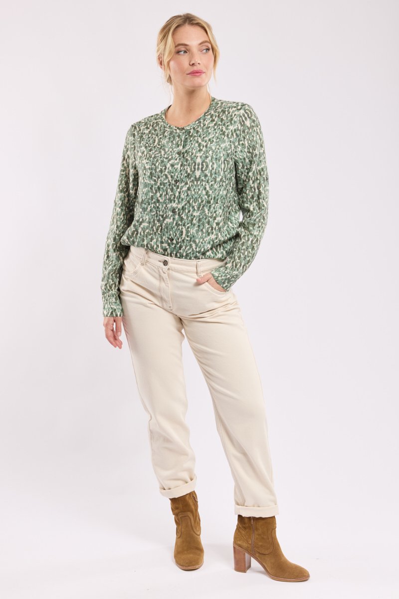 Bermudes Blouse Imprimée CAPUCINE - Lyocell Et Lin