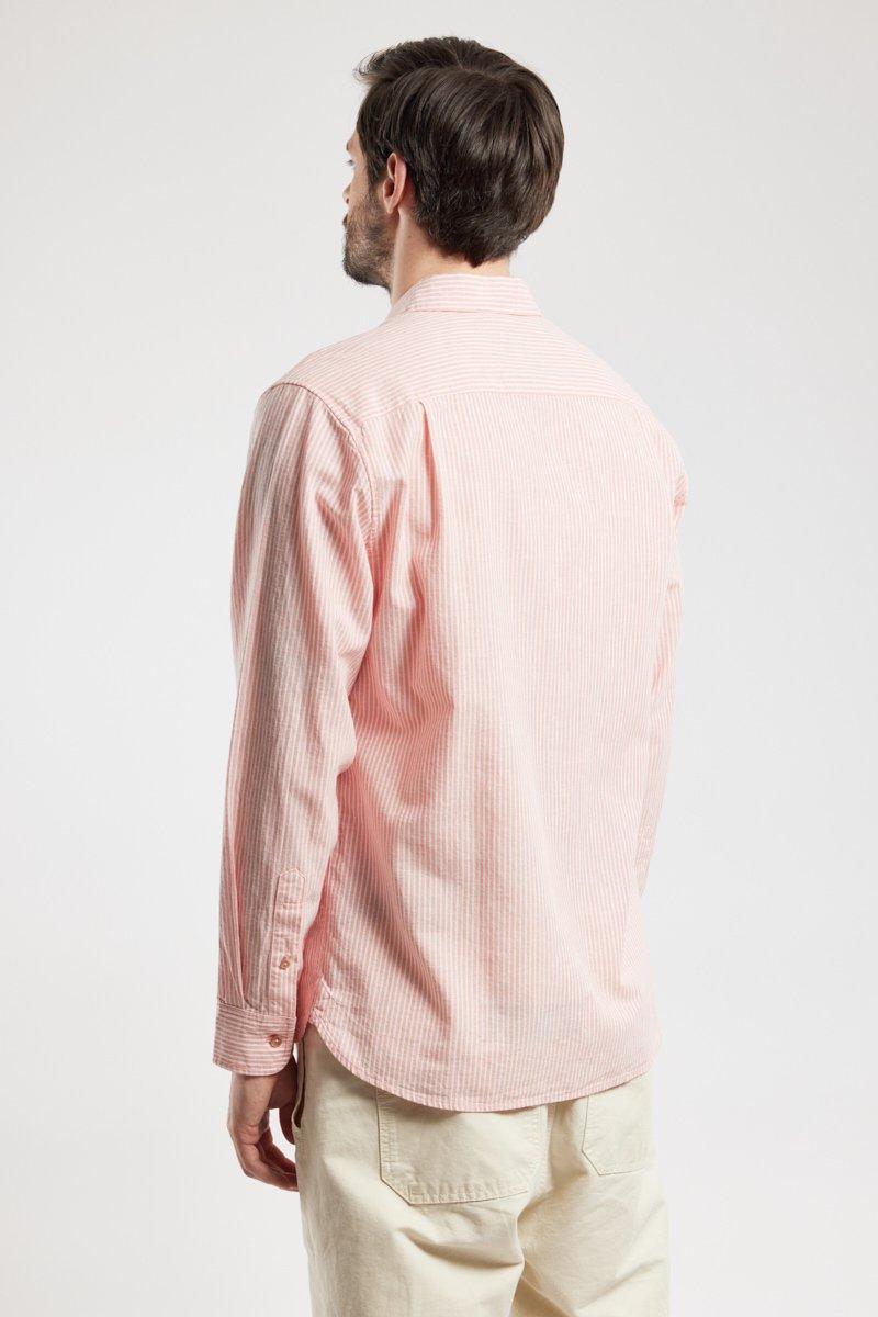 Bermudes Chemise Fines Rayures ELINE - Coton Et Lin