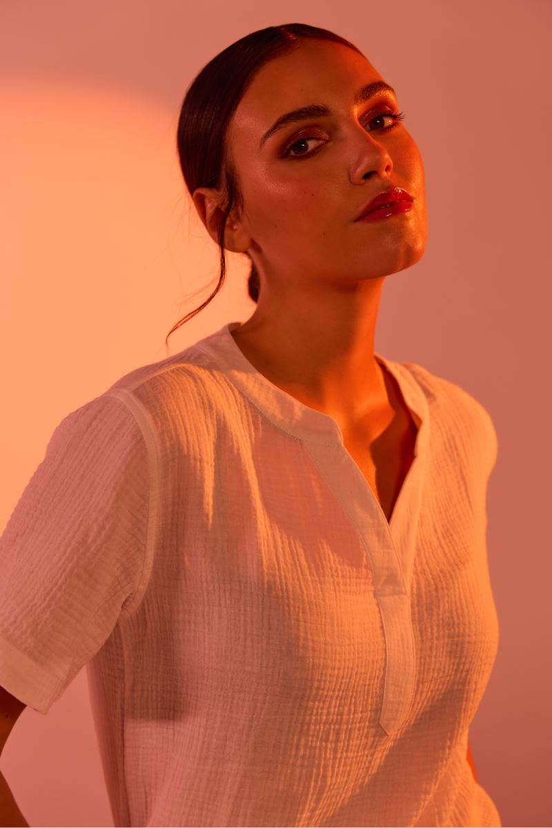 Bermudes Chemisier CELYA - gaze de coton