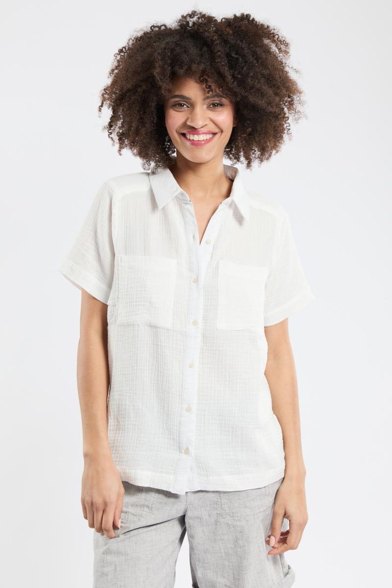 Bermudes Chemisier CLEA - gaze de coton