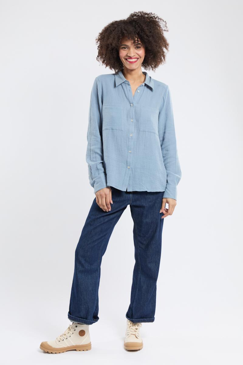 Bermudes Chemisier CLEANE - Gaze De Coton