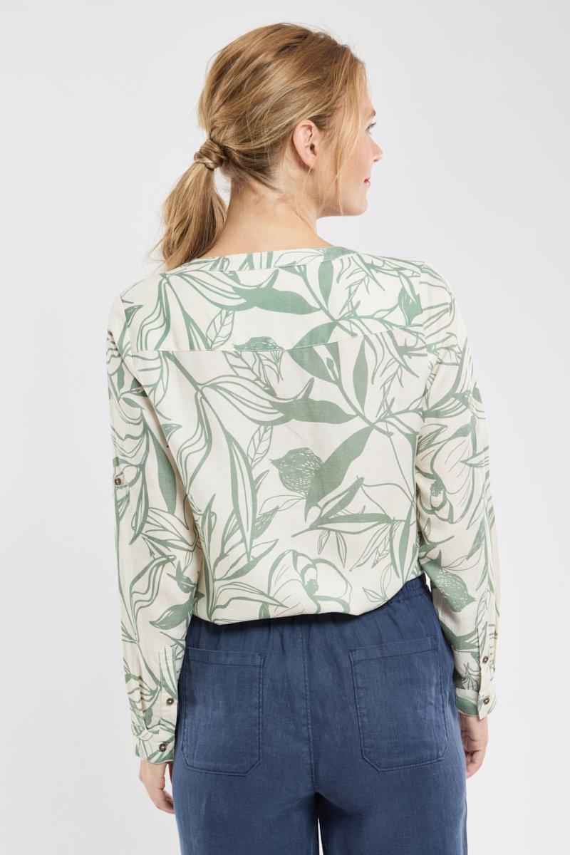 Bermudes Chemisier "végétal" CORLY