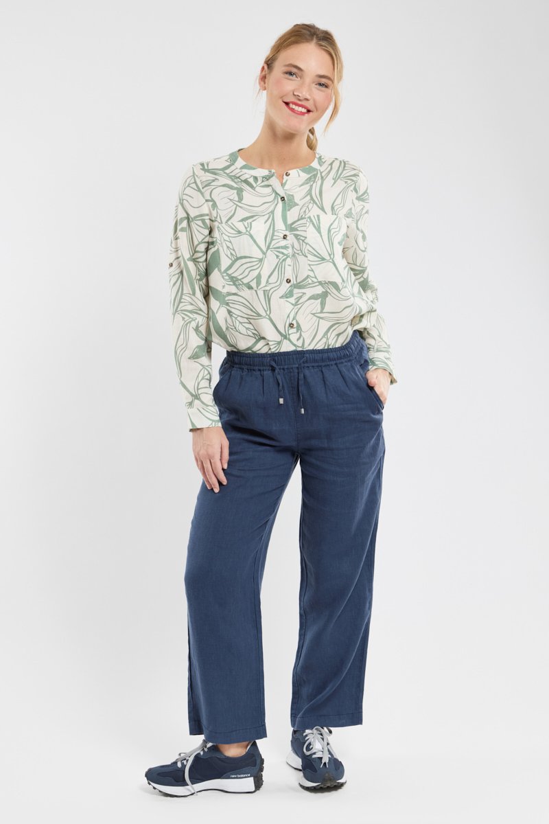 Bermudes Chemisier "végétal" CORLY