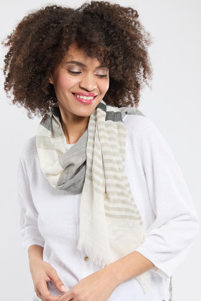 Bermudes Foulard Rayé JURF