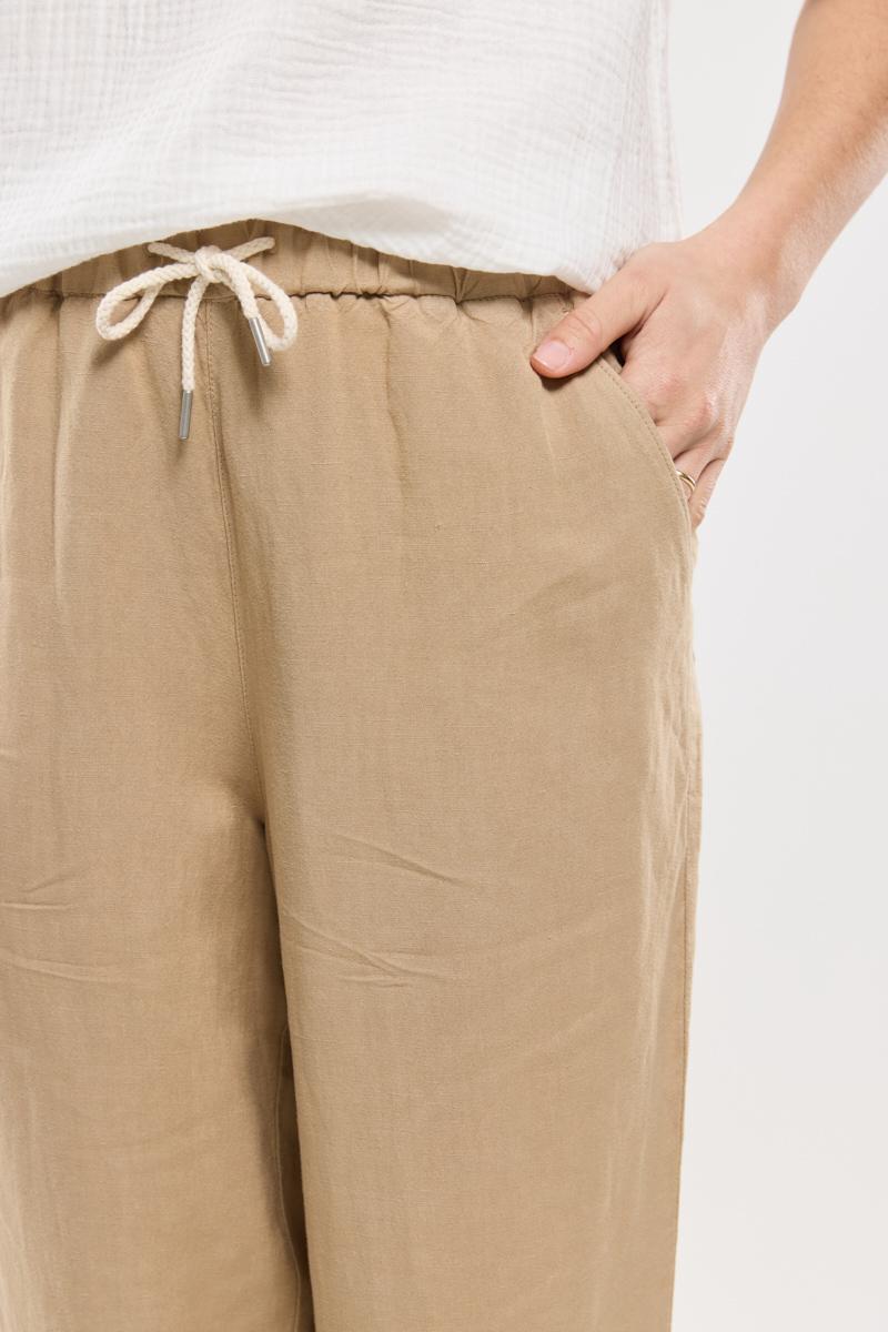 Bermudes Pantalon Coupe Large - Lin