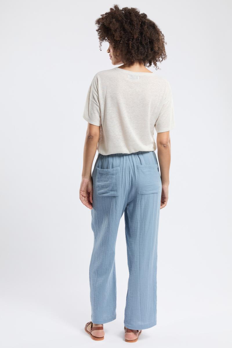 Bermudes Pantalon Large LAURINE - Gaze De Coton