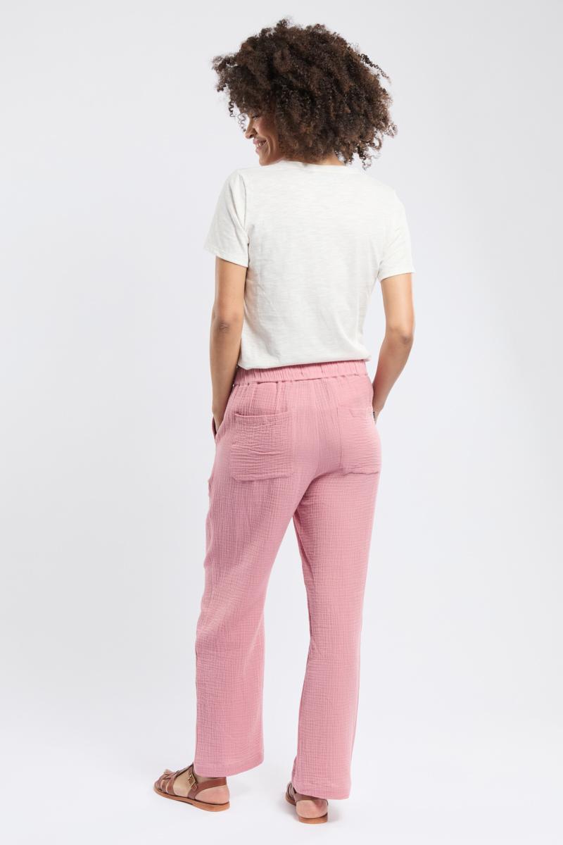 Bermudes Pantalon Large LAURINE - Gaze De Coton