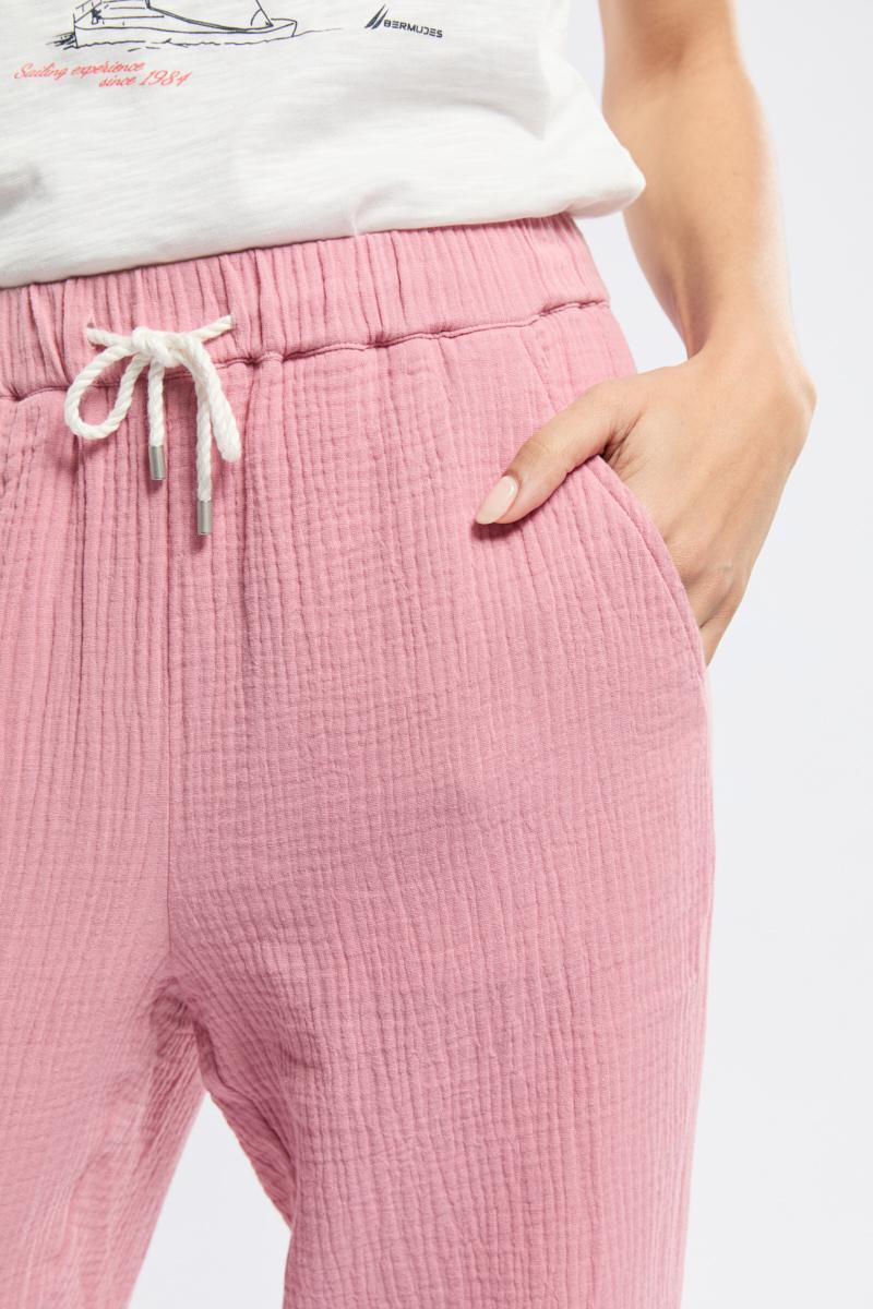 Bermudes Pantalon Large LAURINE - Gaze De Coton