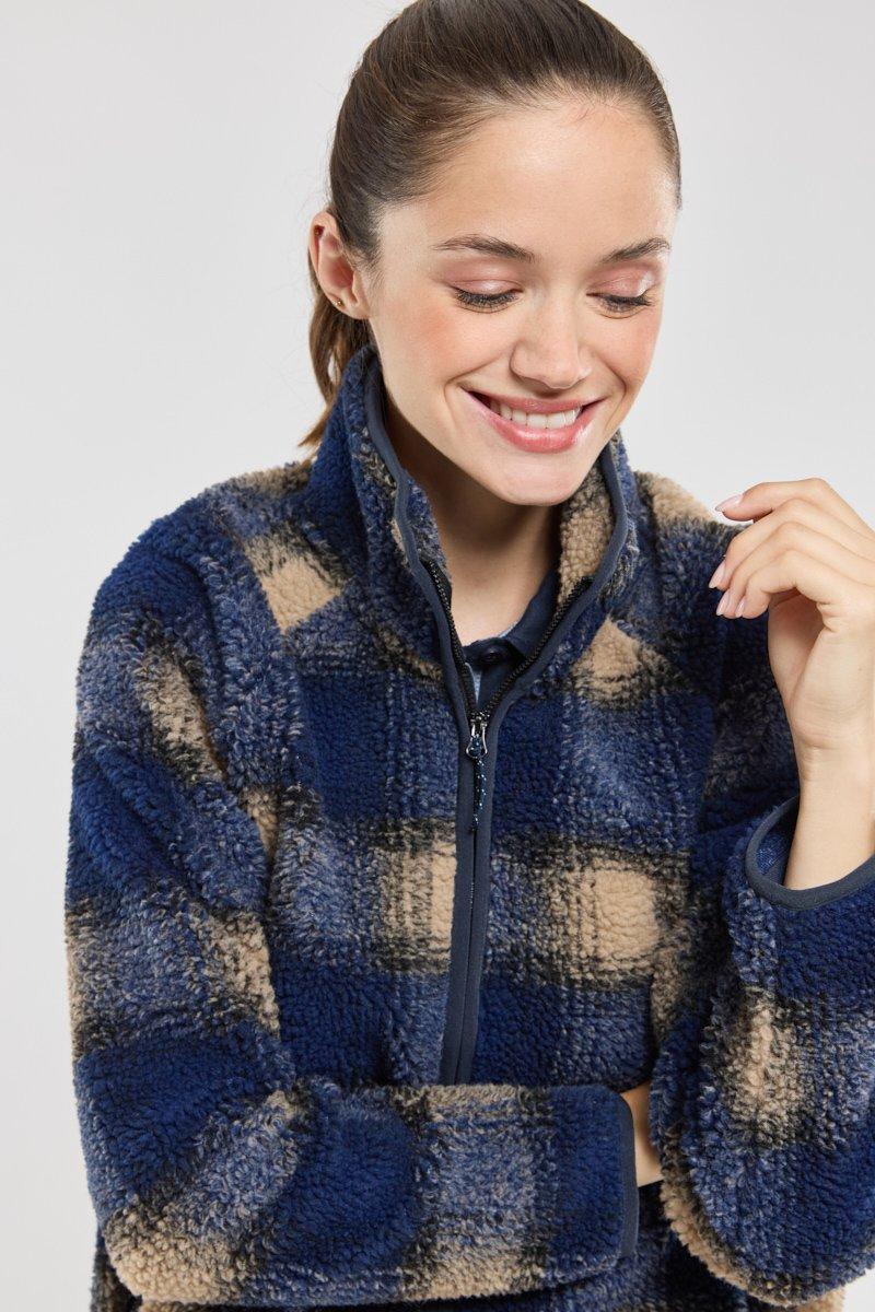 Bermudes Polaire Moutonnée à Carreaux MILLE