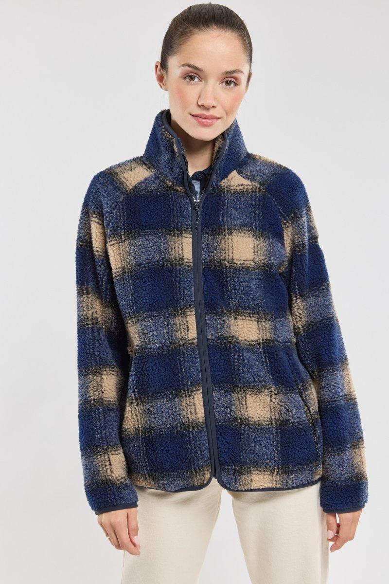 Bermudes Polaire moutonnée à carreaux MILLE