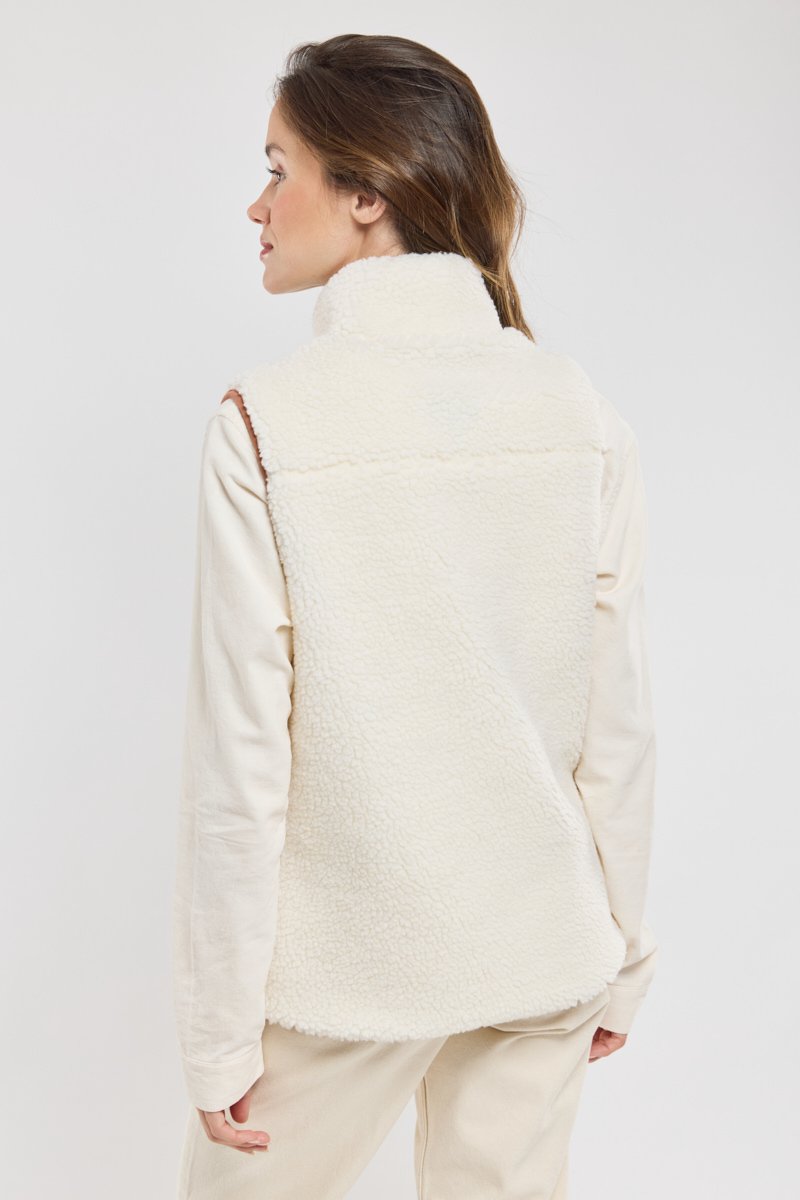 Bermudes Polaire Sans Manche Moutonnée MACAEL