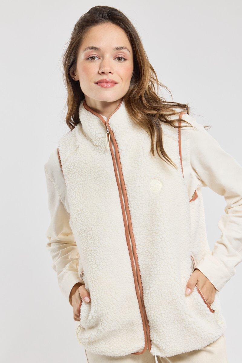 Bermudes Polaire sans manche moutonnée MACAEL