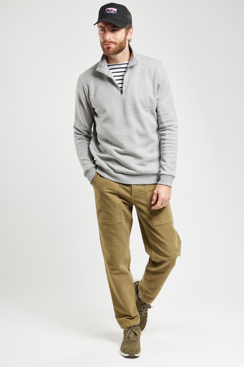 Bermudes Sweat Col Montant TAKIN - Coton Biologique