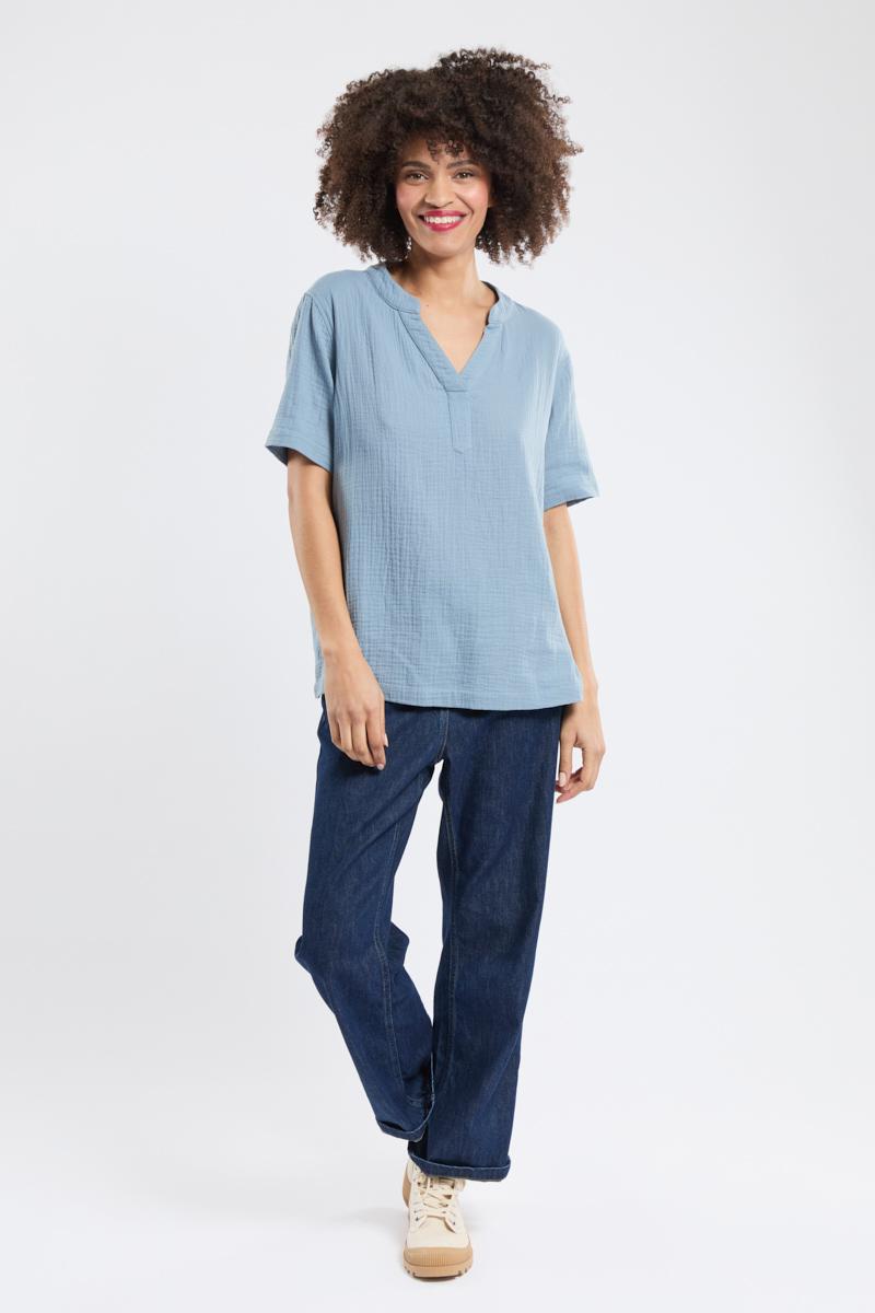 Bermudes Tunique gaze de coton CELYA