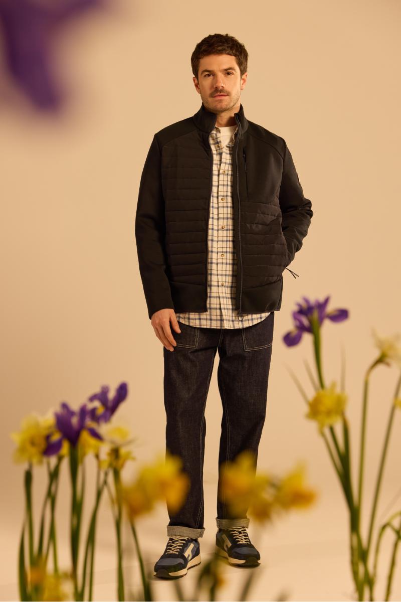 Bermudes Veste Bi-matière PRESSBOOK