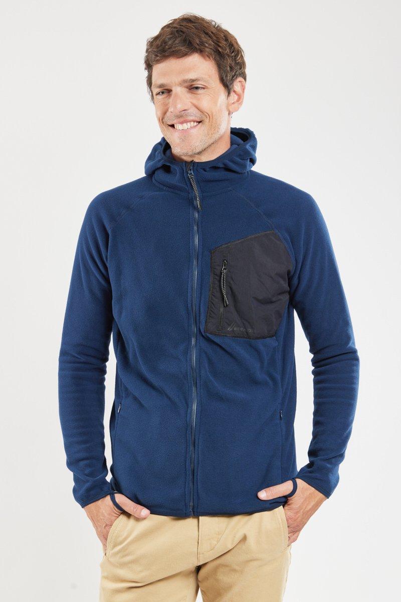 Bermudes Veste Polaire à Capuche PLOUHA - Micropolaire Polartec®