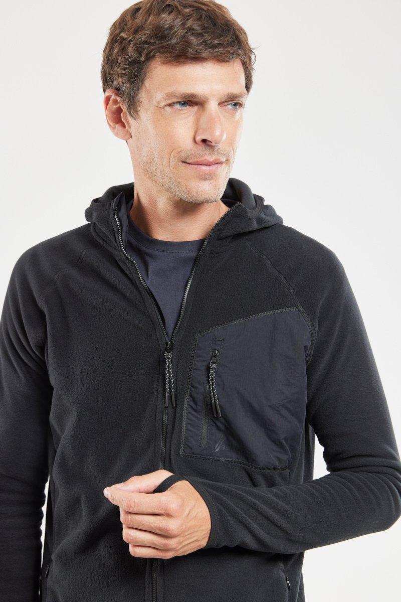 Bermudes Veste Polaire à Capuche PLOUHA - Micropolaire Polartec®