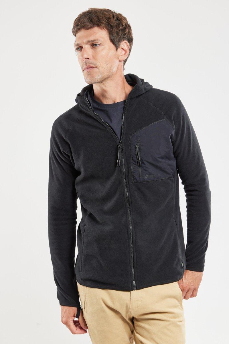 Bermudes Veste polaire à capuche PLOUHA - Micropolaire Polartec®