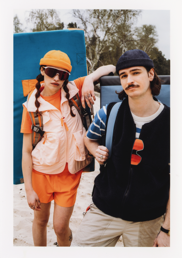 béton ciré BONNET MIKI DOCKER ORANGE