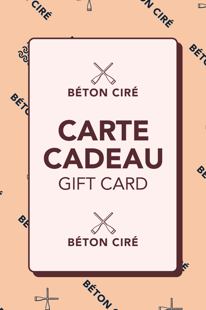 Béton Ciré Carte Cadeau Béton Ciré