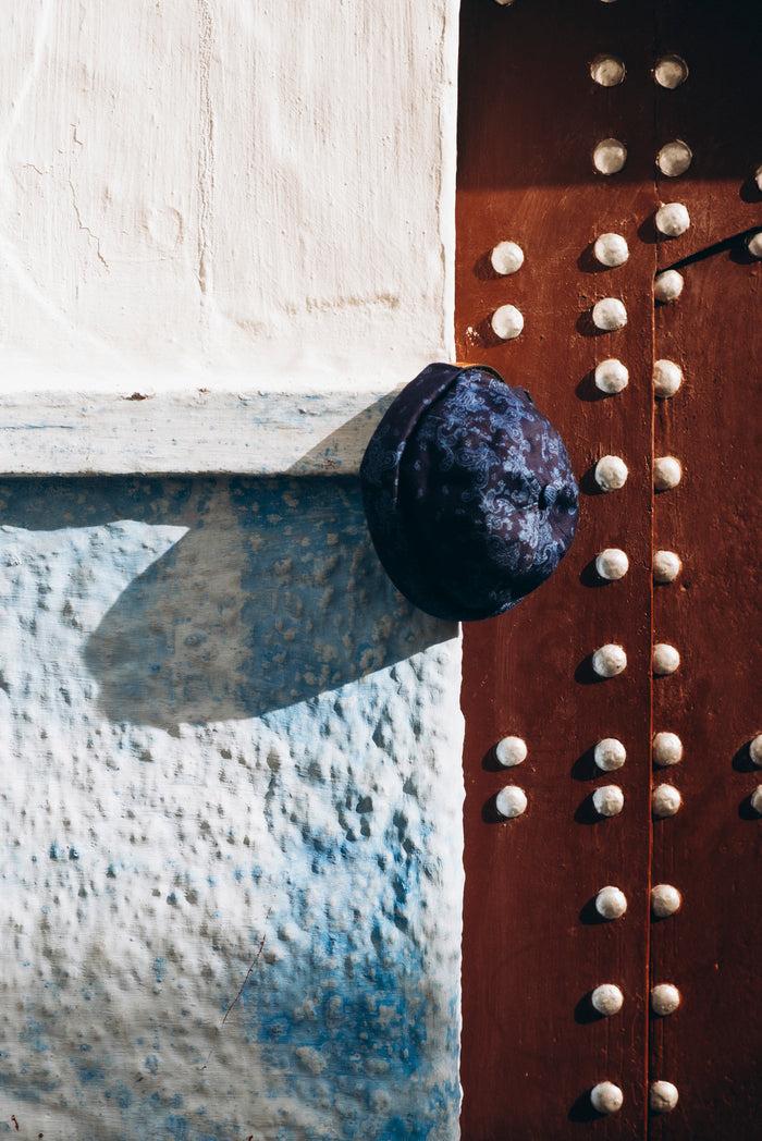béton ciré Béton Ciré chapeau de marin Miki en brique bretonne délavée en denim fabriqué au Portugal