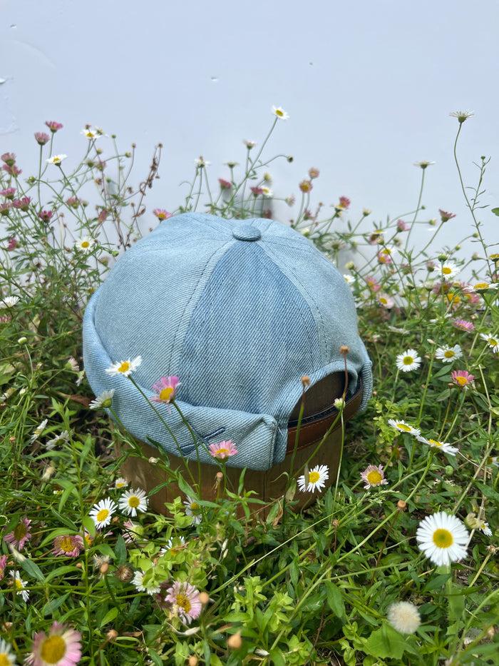 béton ciré bonnet docker miki denim splash 100% cotton made in Portugal