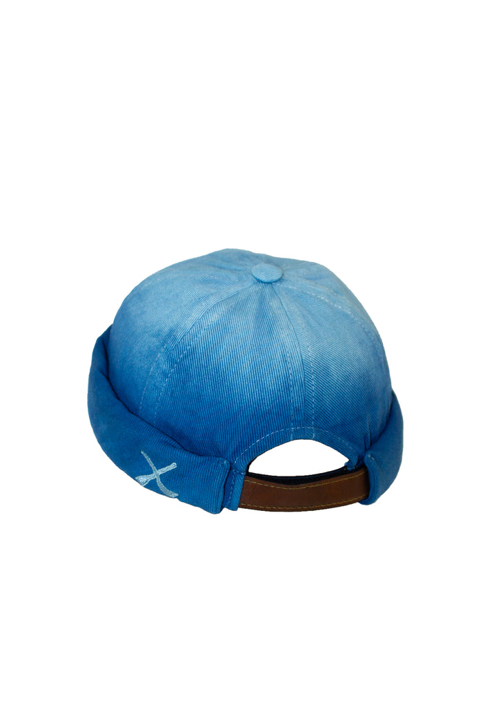Béton Ciré Bonnet Docker Miki Teint à La Main - INDIGO LEAF | Béton Ciré