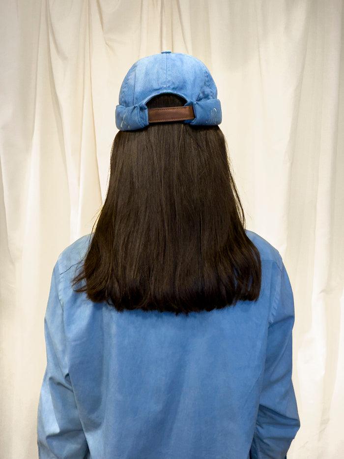 béton ciré bonnet docker miki teint à la main - INDIGO LEAF | Béton Ciré