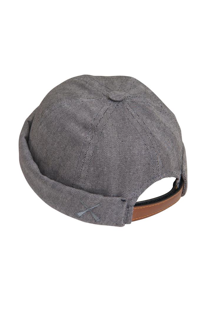 Béton Ciré BONNET MIKI DOCKER DENIM NOIR CHEBRON WORKWEAR