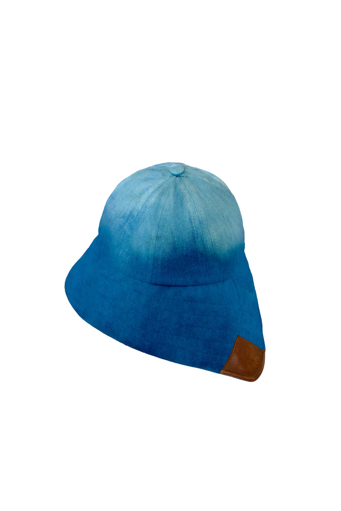Béton Ciré CHALUTIER BUCKET DIED HAND DIED - Indigo Leaf Made In Portugal