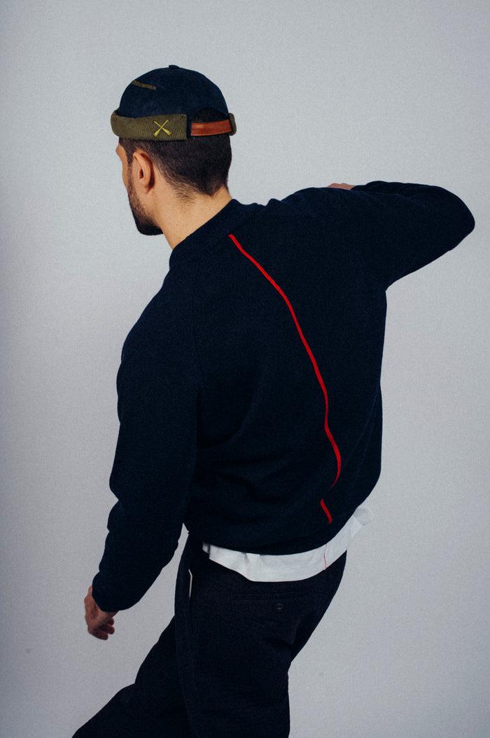 béton ciré Chapeau Docker Miki en coton ciré et velours côtelé de Bretagne fabriqué au Portugal