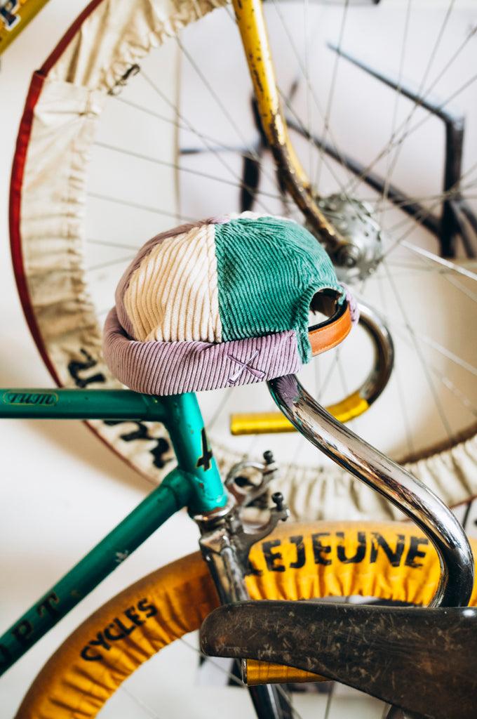 béton ciré Chapeau marin Miki de Bretagne en velours côtelé Béton Ciré fabriqué au Portugal