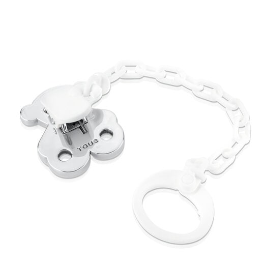 Tous Attache-tétine Grand Ourson Sweet Dolls En Argent