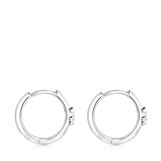 Tous Boucles d’oreilles anneau ourson TOUS Basics en argent
