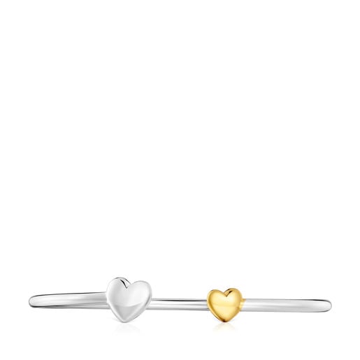 Tous Bracelet à Manchette Cœur Bicolore My Other Half