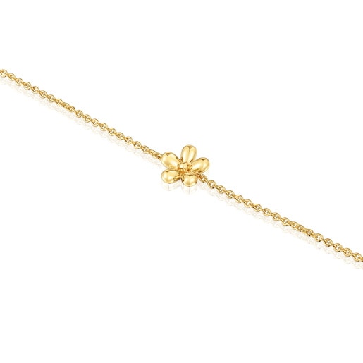 Tous Bracelet Chaîne En Argent Plaqué Or 18 ct Daisy
