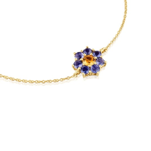 Tous Bracelet Chaîne En Or Et Pierres Précieuses Daisy