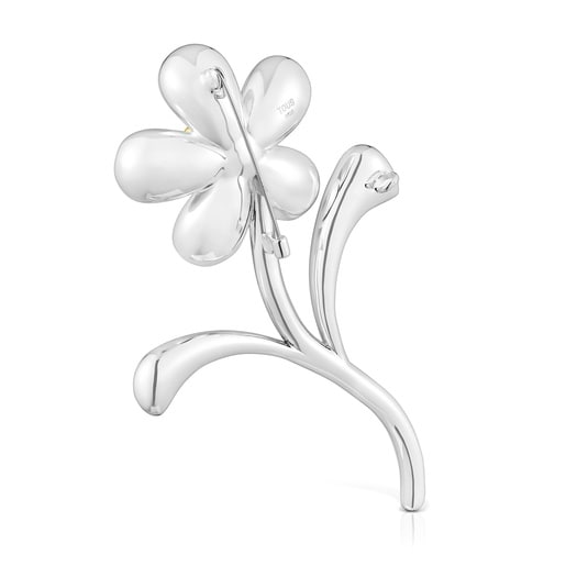 Tous Broche Fleur Bicolore Et Perle De Culture Daisy