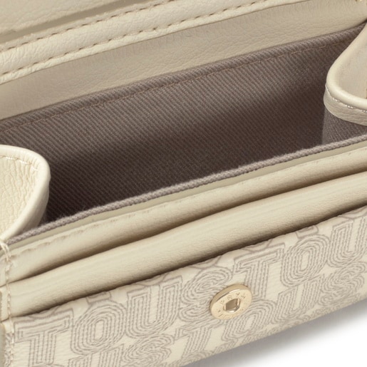 Tous Porte-monnaie Et Porte-cartes Accroché Beige TOUS Buckles Silhouette