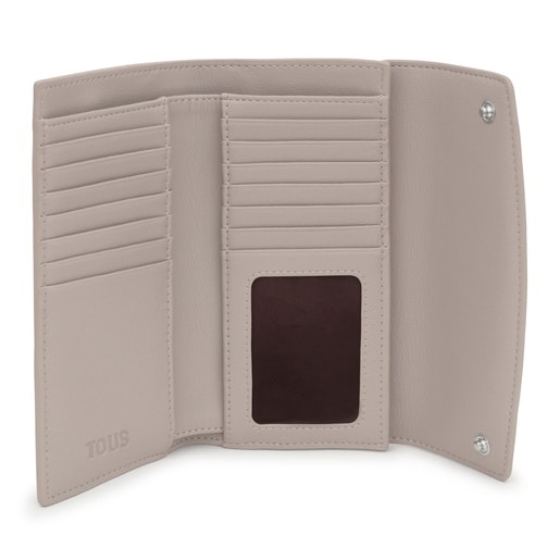 Tous Portefeuille Long Pocket Taupe Grand TOUS Bloom